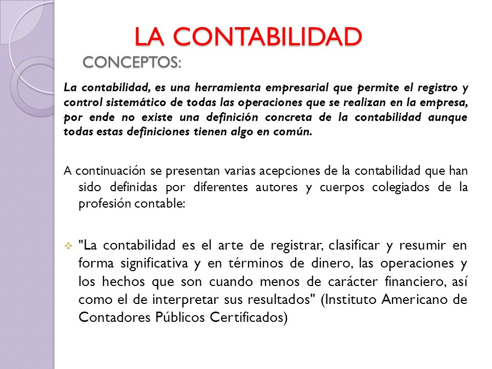 Que Es La Contabilidad Segun Autores Infoupdate Org